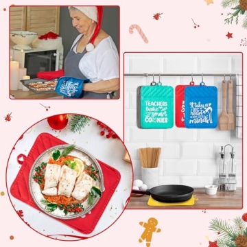 R HORSE 6Pcs Pot Holders for Teachers Kitchen Gifts