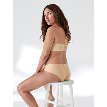 True & Co Triangle Lace Racerback Bra for Comfort and Style