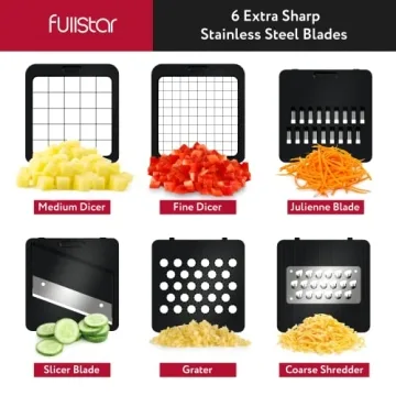 Fullstar 6-in-1 Vegetable and Cheese Slicer