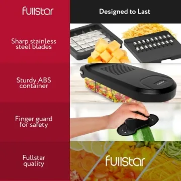 Fullstar 6-in-1 Vegetable and Cheese Slicer