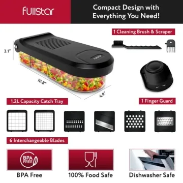 Fullstar 6-in-1 Vegetable and Cheese Slicer