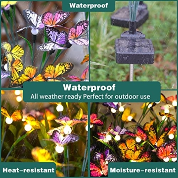 Butterfly Solar Garden Lights - Beautiful Outdoor Decor
