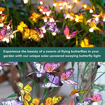Butterfly Solar Garden Lights - Beautiful Outdoor Decor