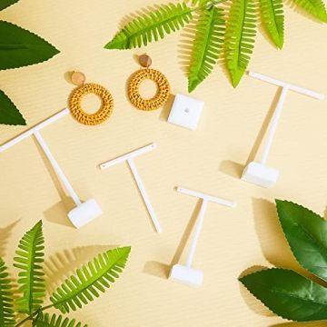 Elegant Acrylic Earrings Display Holder T-bar Jewelry Organizer