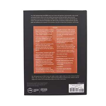 CSB Experiencing God Bible, Hardcover, Jacketed, Full-Color Design, Articles, Character Profiles, Chapter Questions, Key Verse Icons, Full-Color Maps, Easy-to-Read Bible Serif Type