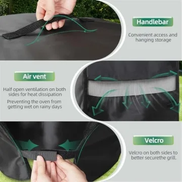 PALON 75 inch Waterproof BBQ Grill Cover for All Grills