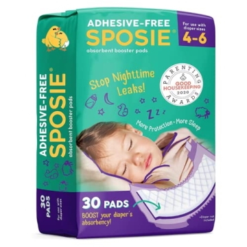 Sposie Diaper Booster Pads for Ultimate Overnight Protection