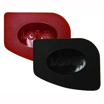 Lodge SCRAPERPK Pan Scrapers - Red & Black 2-Pack