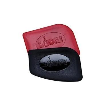 Lodge SCRAPERPK Pan Scrapers - Red & Black 2-Pack