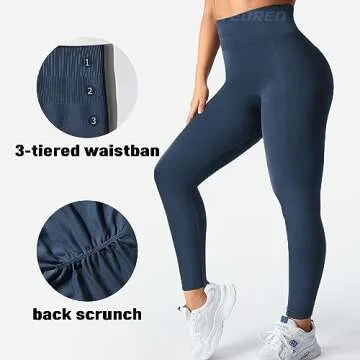 YEOREO Amplify Leggings for Women - Seamless Butt Lifting Activewear