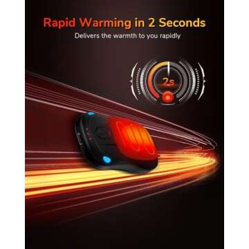 MKG 2 Pack Rechargeable Hand Warmers for Winter Comfort