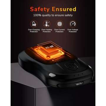 MKG 2 Pack Rechargeable Hand Warmers for Winter Comfort