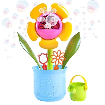 Maxx Bubbles Flower Pot Automatic Bubble Blower for Kids