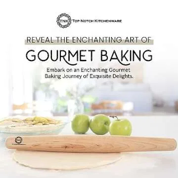 Top Notch Kitchenware Sugar Maple French Rolling Pin