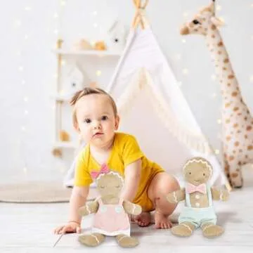 Adorable MON AMI Gingerbread Plush Dolls for Christmas