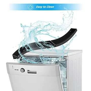 AWOKE Stove Top Shelf 30/24/20 Inch | Silicone Magnetic Shelf for the Stove | Heat Insulated Baffles | 3 in 1 Non-Slip Kitchen Spice Rack Organizer - Black