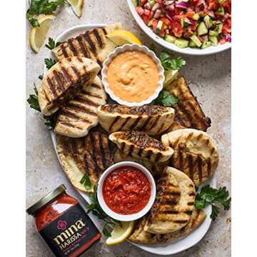 Mina Harissa Hot Sauce: Spicy Moroccan Red Chili Flavor