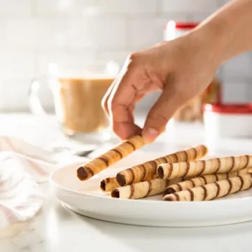 Pirouline Rolled Wafers - Dark Chocolate Delights in Tin