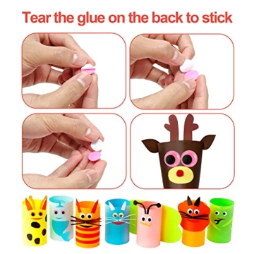 1650pcs Googly Eyes for Crafting Fun