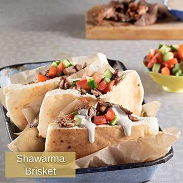 Jamie Geller Shawarma Seasoning Spice Mix of Fresh Mediterranean Spices (4.2oz Glass Jar, 120g) OU KOSHER For Cooking Meat, Turkey, Grilled Chicken, Roasted Chickpeas, Beef Rub Shwarma, Schwarma