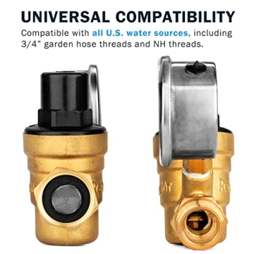 Renator RV Water Pressure Regulator for Safe Water Flow