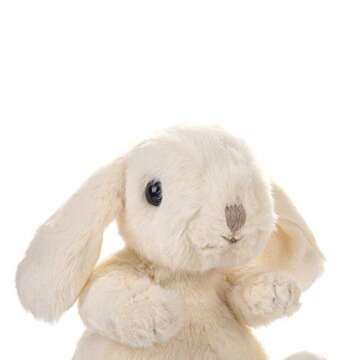 Dilly dudu Cream Bunny/Rabbit Stuffed Animal Plush Soft Toy 6-Inch