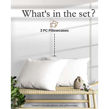 Luxury 1000 Thread Count Egyptian Cotton Pillow Cases