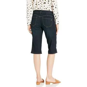 Democracy Women's Ab Solution 13" Bermuda Short - Comfort Meets Style in Indigo