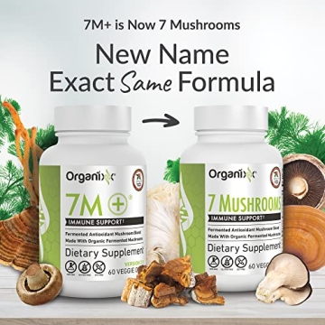 Organixx Organic Mushroom Supplement for Immune Support