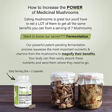 Organixx Organic Mushroom Supplement for Immune Support