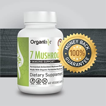 Organixx Organic Mushroom Supplement for Immune Support