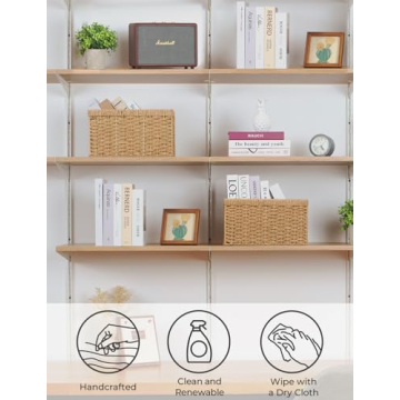 Versatile StorageWorks Wicker Baskets, Eco-Friendly Organization