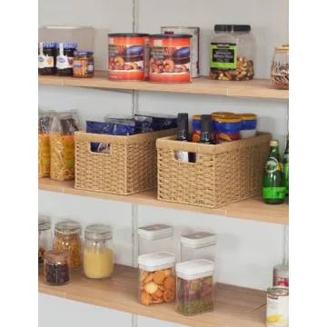 Versatile StorageWorks Wicker Baskets, Eco-Friendly Organization