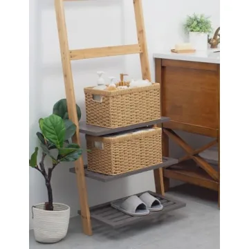 Versatile StorageWorks Wicker Baskets, Eco-Friendly Organization
