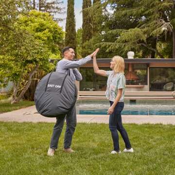 EAST OAK Pop-Up Screen House Tent for Outdoor Fun