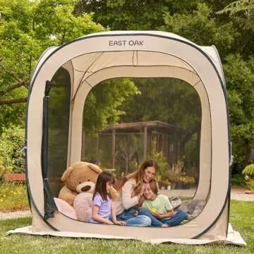 EAST OAK Pop-Up Screen House Tent for Outdoor Fun