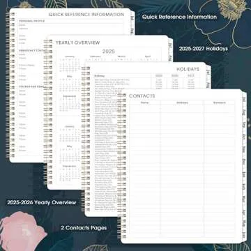 2025-2026 Planner - Planner 2025-2026, July 2025 - June 2026, Academic Planner 2025-2026, Weekly & Monthly Spreads, 8'' x 10", Monthly Tabs, Twin-wire Binding