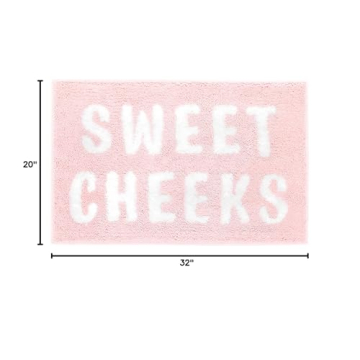 Cute Blush Pink Non-Slip Bath Mat for All Ages