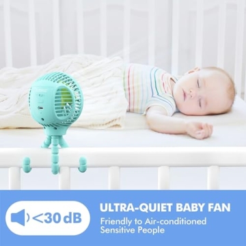 WiHoo Mini Handheld Stroller Fan for All Ages