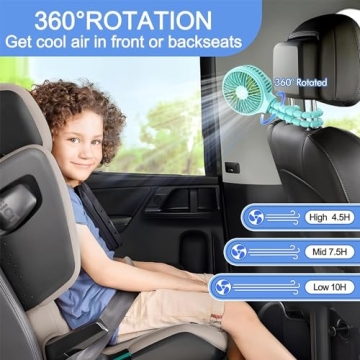 WiHoo Mini Handheld Stroller Fan for All Ages