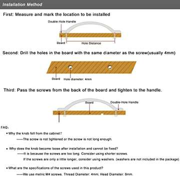 ESreake 4 Pack Soft Genuine Leather Drawer Pulls Handle,Wardrobe Cabinets Kitchen Closet Knobs Door Pulls Handles knobs with Screws,Home Decoration, Handmade (4 Pack, 5.6" - Brown)