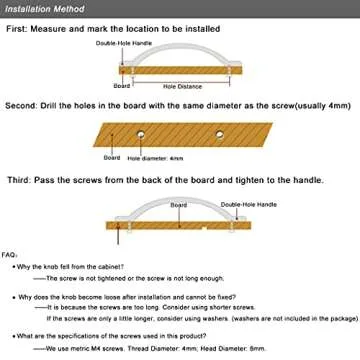 ESreake 4 Pack Soft Genuine Leather Drawer Pulls Handle,Wardrobe Cabinets Kitchen Closet Knobs Door Pulls Handles knobs with Screws,Home Decoration, Handmade (4 Pack, 5.6" - Brown)