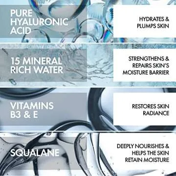 Vichy Mineral 89 Fragrance Free Cream, 72H Moisture Boosting Lightweight Cream, Hydrating Face Moisturizer with Hyaluronic Acid and Niacinamide, Suitable for All Skin Types