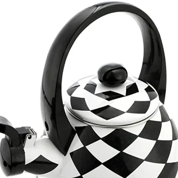 Stylish UPware Black Diamond Whistling Tea Kettle