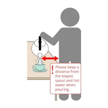 Stylish UPware Black Diamond Whistling Tea Kettle