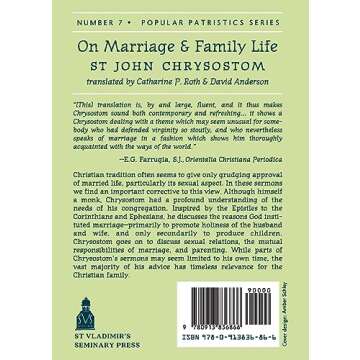 On Marriage and Family Life (Popular Patristics) - Ancient Greek Edition