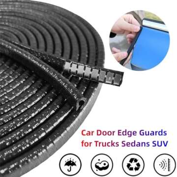 Universal 3ft Car Door Edge Guard Protector Trim