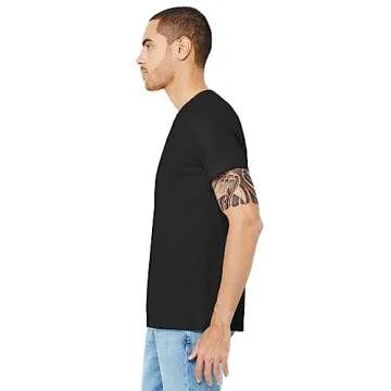 Product of Brand Bella + Canvas Unisex Jersey Short-Sleeve T-Shirt - Black - XL - (Instant Savings of 5% & More)
