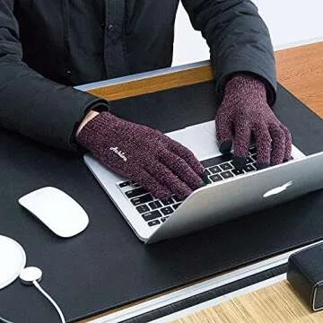Achiou Winter Gloves for Warm Winter Touch Screen Use
