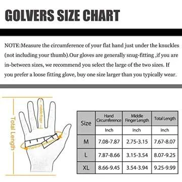 Achiou Winter Gloves for Warm Winter Touch Screen Use